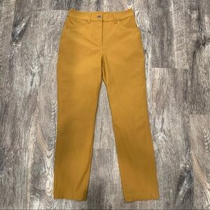 Lululemon City Sleek 5 Pocket 30" HR Yellow Pant 4